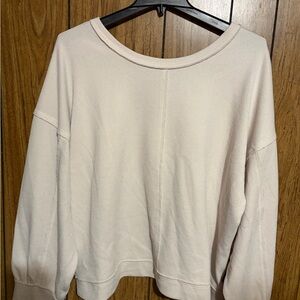 Target Cream Crew Neck Sweater